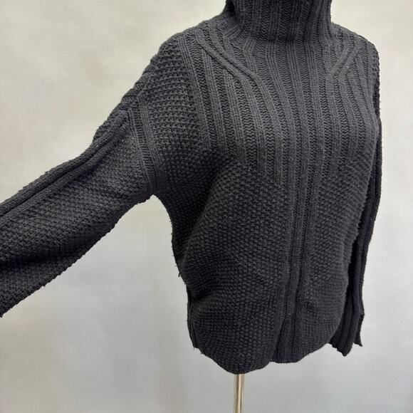 Smartwool‎ Spruce Creek Turtleneck Sweater Merino Wool Sweater Black Size Medium - Picture 13 of 16